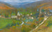 Vue générale de Labastide-du-Vert du haut du parc de Marquayrol - Henri Martin — vy av konstverket