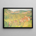 Vue de Labastide-du-Vert - Henri Martin — inramlat konstverk på väggen