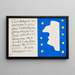 Monsieur Loyal - Henri Matisse — inramlat konstverk på väggen