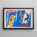 Le Cirque - Henri Matisse — inramlat konstverk på väggen