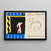Le Clown - Henri Matisse — inramlat konstverk på väggen
