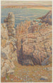 Falaises de Camaret - Henri Rivière — vy av konstverket