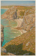 Falaises de Port Haor Morgat - Henri Rivière — vy av konstverket