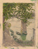 Paris Quai de Seine - Henri Rivière — vy av konstverket