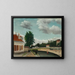 Périphérie de Paris - Henri Rousseau — inramlat konstverk på väggen