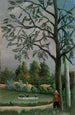 Landskap med fiskare - Henri Rousseau — vy av konstverket