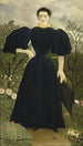 Porträtt av Madame M - Henri Rousseau — vy av konstverket