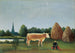 Scen i Bagneux i förorten till Paris - Henri Rousseau — vy av konstverket