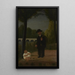 Promenör och barn - Henri Rousseau — inramlat konstverk på väggen