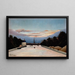 La Tour Eiffel - Henri Rousseau — inramlat konstverk på väggen