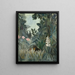 La jungle équatoriale - Henri Rousseau — inramlat konstverk på väggen