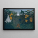 Le Repas du lion - Henri Rousseau — inramlat konstverk på väggen