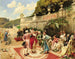 La fête au jardin - Henri Victor Lesur — vy av konstverket