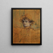Mademoiselle Nys - Henri de Toulouse-Lautrec — inramlat konstverk på väggen