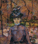Portrait de Suzanne Valadon - Henri de Toulouse-Lautrec — vy av konstverket