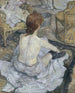 Rousse även kallad La Toilette - Henri de Toulouse-Lautrec — vy av konstverket