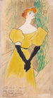 Yvette Guilbert - Henri de Toulouse-Lautrec — vy av konstverket
