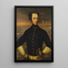 Charles XII 1682-1718 - Henrik August Ankarcrona — inramlat konstverk på väggen
