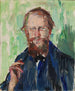 Porträtt av den danska konsthandlaren M. Grosell - Henrik Lund — vy av konstverket