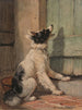 Väntar - Henriette Ronner-Knip — vy av konstverket