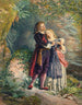 Ferdinand och Miranda av stormen - Henry Anelay — vy av konstverket