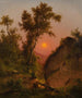 Vue depuis le coucher du soleil de Bluff - Henry Ary — vy av konstverket
