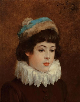 Henry Bacon - Portrait of a young girl.webp