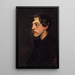 Portrait de Camille Mauclair 1872-1945 critique d'art - Henry Bataille — inramlat konstverk på väggen