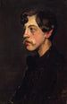 Portrait de Camille Mauclair 1872-1945 critique d'art - Henry Bataille — vy av konstverket