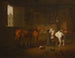 La forge - Henry Bernard Chalon — vy av konstverket