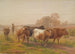 Vaches dans le paysage - Henry Birtles — vy av konstverket