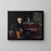 Gabriel Fauré 1845-1924, kompositör - Henry Farr — inramlat konstverk på väggen