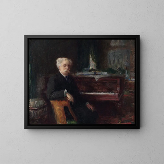 Gabriel Fauré 1845-1924, kompositör - Henry Farr — inramlat konstverk på väggen