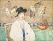 den svarta hatten av Mademoiselle Dorothy Hart - Henry Golden Dearth — vy av konstverket
