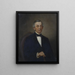 Daniel Haines, klass från 1820 - Henry Harrison — inramlat konstverk på väggen