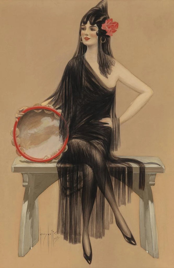 Henry Hutt - Woman with Tambourine.webp