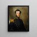 Lieutenant Philip Augustus Stockton - Henry Inman — inramlat konstverk på väggen