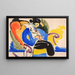 Calligraphie 2 Femme sur Chaise - Henry Lyman Saen — inramlat konstverk på väggen