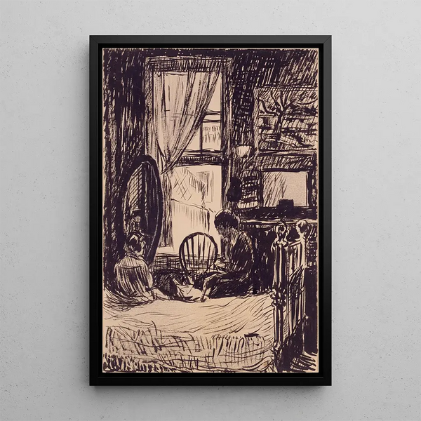 Henry Lyman Saen - Figures before Window.webp