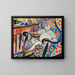 Gouache - Henry Lyman Saen — inramlat konstverk på väggen