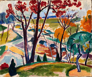 Henry Lyman Saen - Landscape Bridge Huntingdon Valley.webp