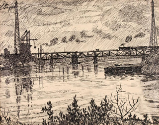 Schuylkill nr 3 - Henry Lyman Saen — vy av konstverket