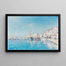 Le port de pêche du sud de la France à Martigues - Henry Malfroy — inramlat konstverk på väggen
