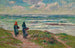Bretonnes framför havet - Henry Moret — vy av konstverket