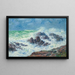 Gros temps à Saint-Grenoble, Pointe de Penmarch - Henry Moret — inramlat konstverk på väggen