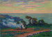 Le brûlage de goémon en bord de mer - Henry Moret — vy av konstverket