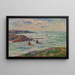 L'entrée du port de Doëlan, Finistère - Henry Moret — inramlat konstverk på väggen