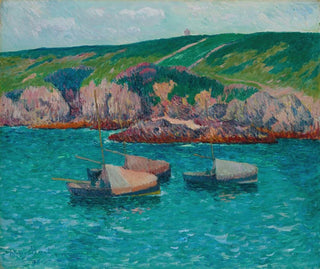 Les barques Dolan - Henry Moret — vy av konstverket