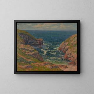 Port Lamatte - Henry Moret — inramlat konstverk på väggen