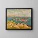Voile blanche, voile rouge i Bretagne - Henry Moret — inramlat konstverk på väggen